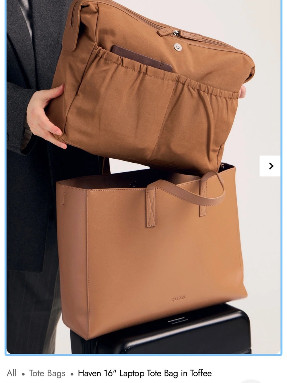 Calpak 16” laptop tote bag - Picture 10 of 10